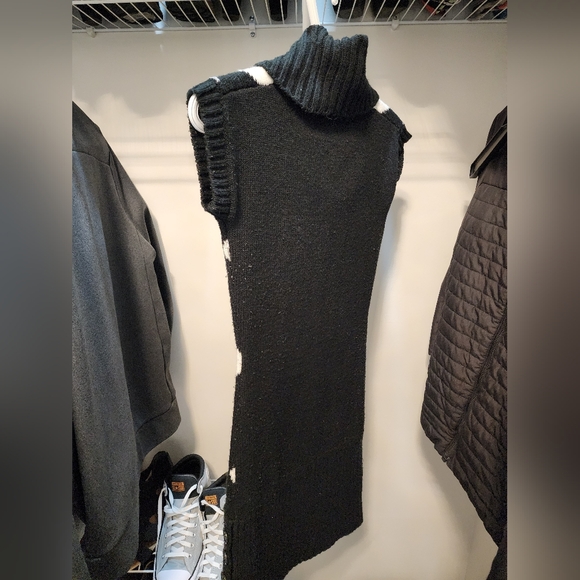 Majora Women's Fitted Cowl Neck Sweater Dress - Picture 7 of 12